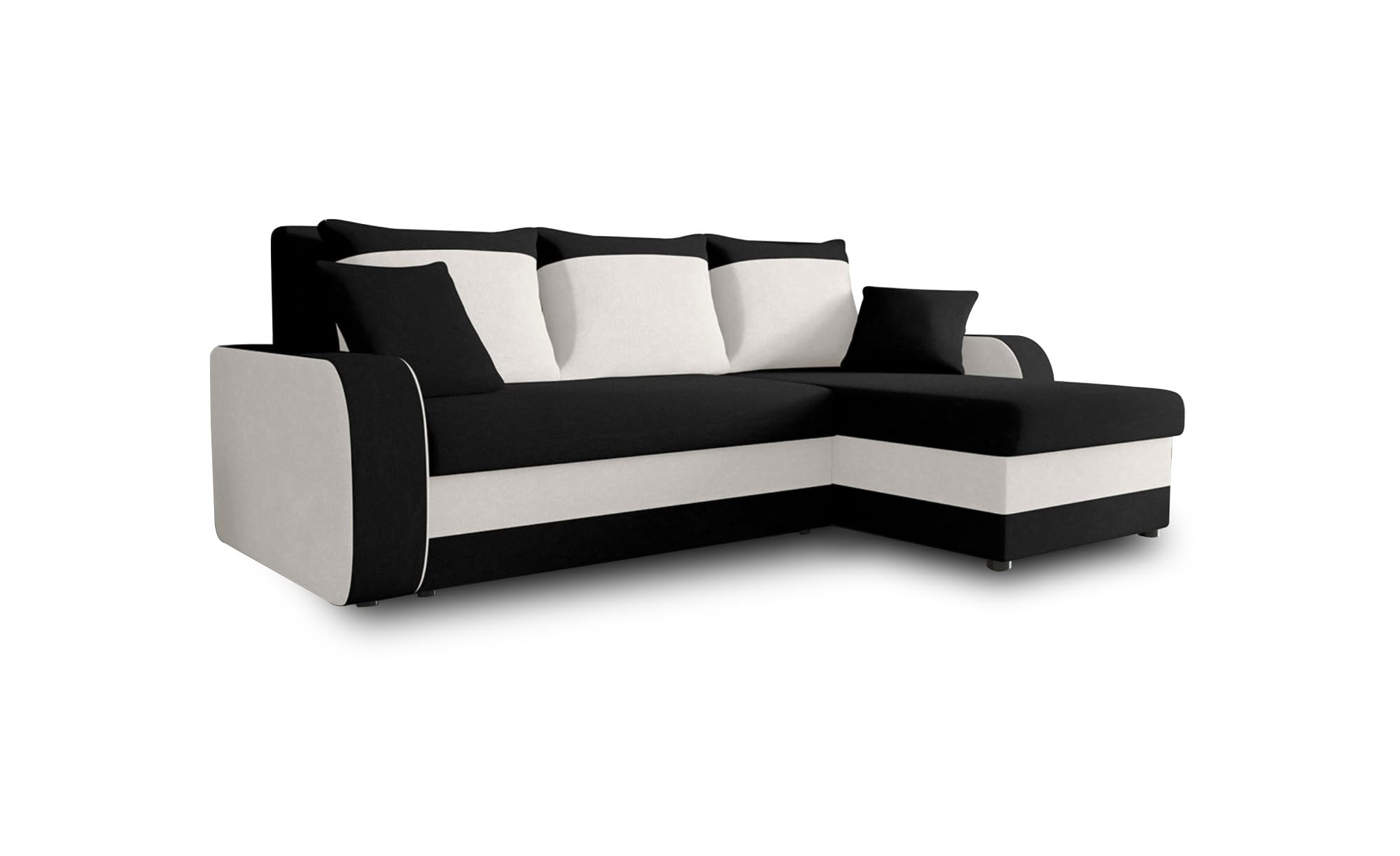 grekpol canapé d'angle convertible 145x248 à gauche or