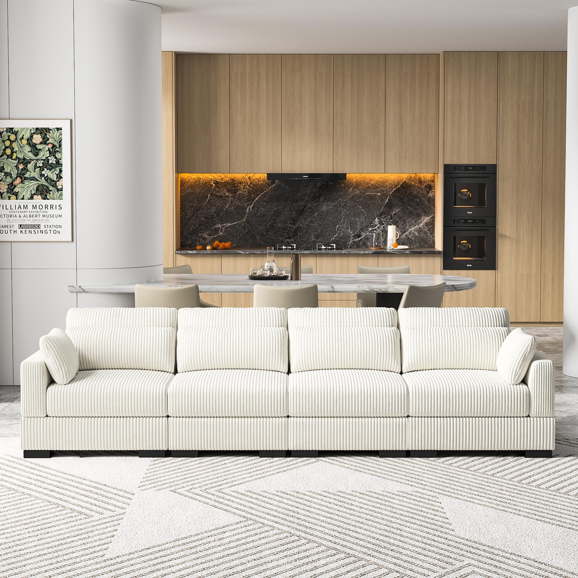 Grekpol Canapé D'Angle 4 Places